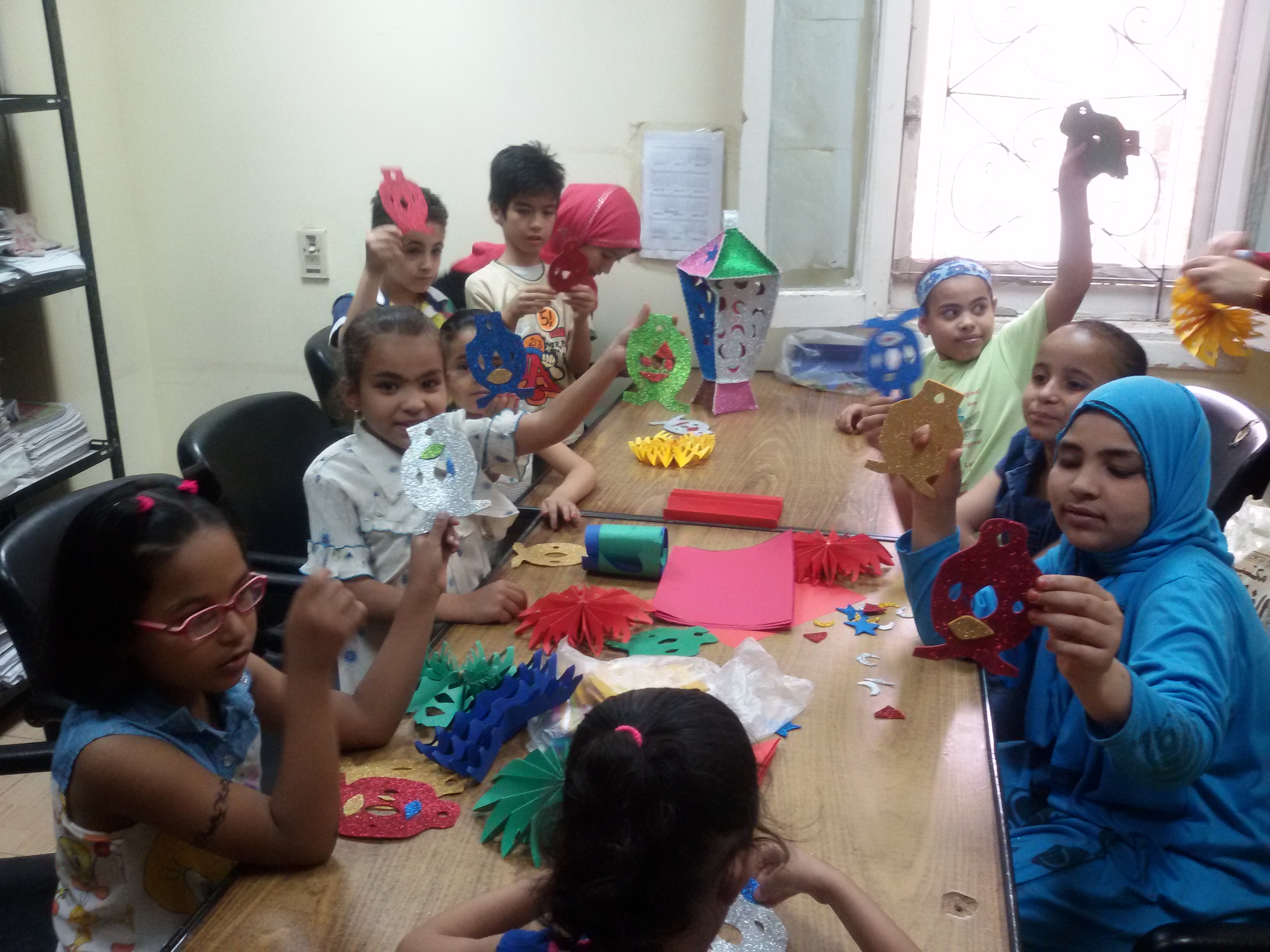 ورشة عمل لأطفال ذوي الاحتياجات بمناسبة شهر رمضان 